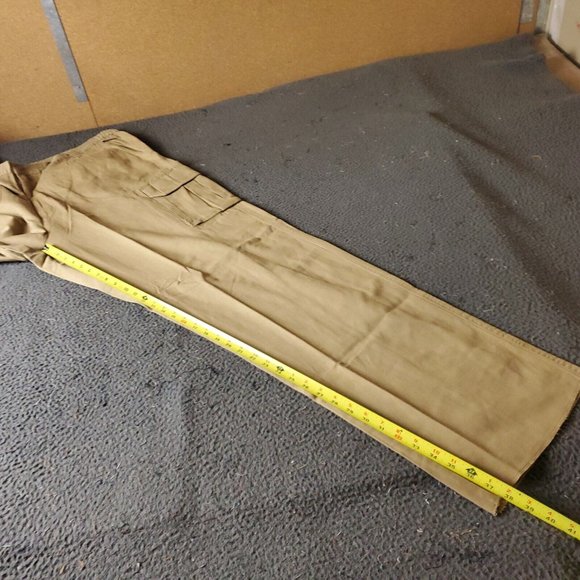 Boulder Creek Trading Cargo Pants Big Tall Mens Size 48 38L Tan Cotton Chino Kha - Picture 5 of 7